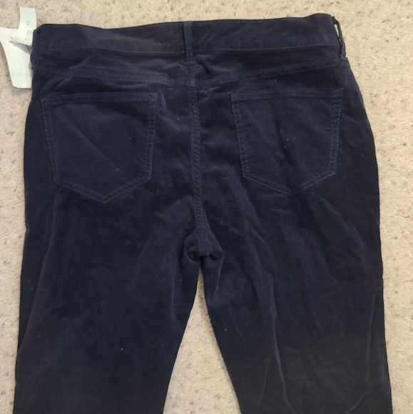 Old Navy navy blue thin corduroy, 10P. NWT. - Picture 3 of 4